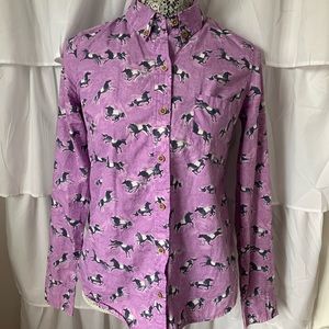 Anthropologie blouse from Odille purple